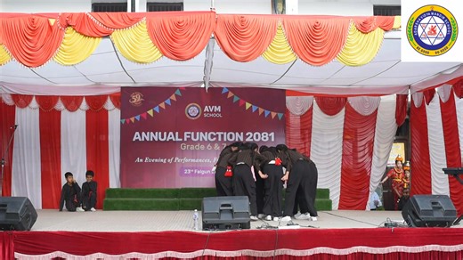 Students' Dance Performance on Annual Function 2081 | AVM School