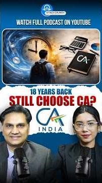 Why CA? This is the dream in every birth | CA Anurag