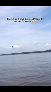 This Has To Be The Best Dual F-35 Low Pass Ever Over A Body Of Lake..😳 #F35 #f35lightning #f35lightningii #A10 #usaf #usairforce | CA Aviation
