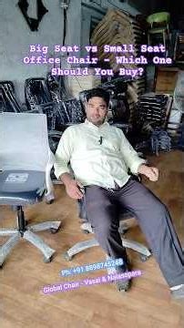 Best Office Chair Comparison | Big Seat vs Small Seat | Which Chair is More Comfortable #officechair
