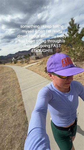 @rnnr.co bought this hat at the cowtown expo and I’m in looove! 💜🧡 #rnnr #runtok #running