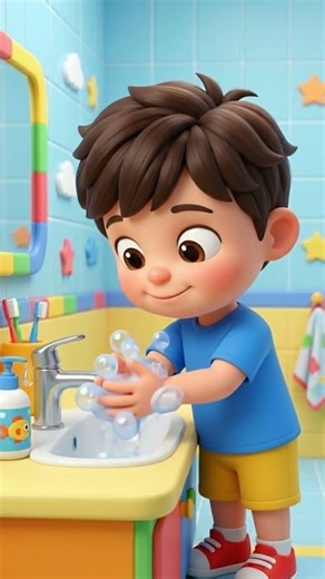 Hand Washing for Kids 🧼 | Toddler Learning Video | Preschool Educational Fun