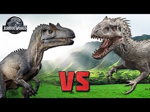 ALLOSAURUS VS INDOMINUS REX! ►JURASSIC BATTLE◄ - Halbfinale 2