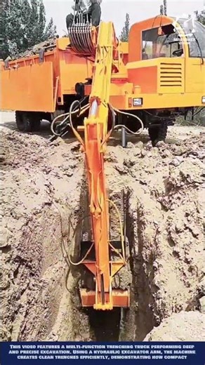 Smart Truck Soil Digging Machine Innovation for Precise Trenching
