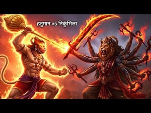 पंचमुखी हनुमान ने किया मेघनाथ की कुलदेवी निकुंभिला का संहार ! | Hanuman vs Nikumbhila | #hanuman