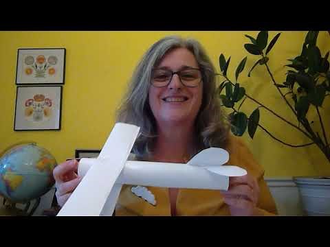 Make a Biplane from a Paper Towel Tube Craft Activity