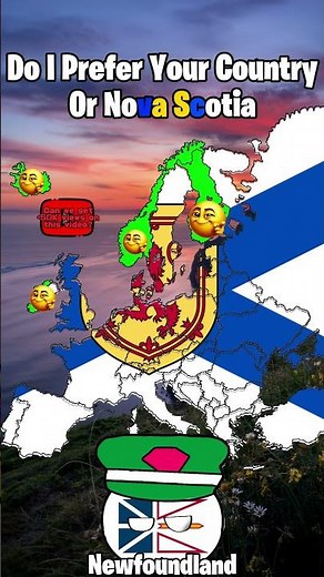 Nova Scotia Video! #map #mapping #geography #countryballs