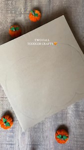 246K views · 16K reactions | TWO easy fall toddler crafts that you can make from one piece of cardboard  李 tissue paper pumpkin 李 cotton pad pumpkin #fallcrafts #cardboardcrafts #cardboardcutout #toddleractivities #finemotoractivity | Sarah Elizabeth | Facebook