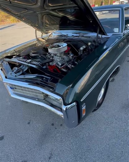 12K views · 849 reactions | 1969 Chevrolet Impala Custom V-8 engine, automatic overdrive transmission, power steering, performance upgrades, chrome and aluminum accessories, headers, dual exhaust, 12-bolt rear, Autometer gauges, woodgrain steering wheel, staggered 15" rally wheels. Stock#2434 $15,900 #oldschool #american #rides #1969 #69 #impala #custom #deals | Maple Motors | Facebook