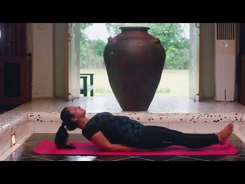 How to do Saral Matsyasana (Easy Fish Pose)/Yoga For Beginners/Yoga for Thyroid Problem