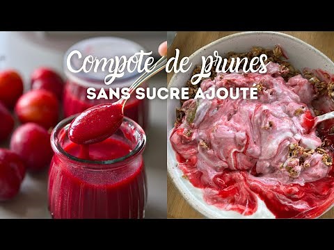 The best plum compote without added sugar! (thermomix)
