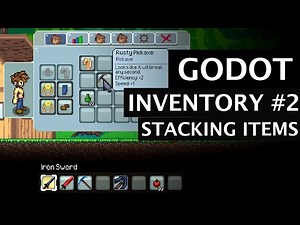 How to Make an Inventory System in Godot - Stacking Items (#2)