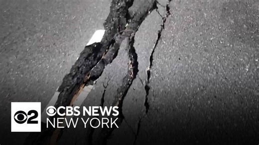Woodbridge, N.J. roadway ruined by large crack will take months to repair, mayor says