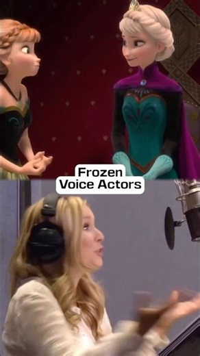 Frozen VS Voice Actors #shorts