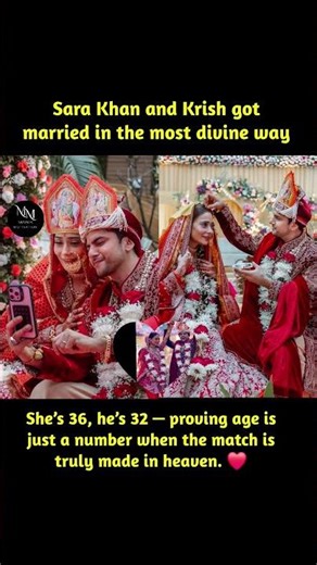 Television actress Sara Khan and actor-producer Krish Pathak, the son of Ramayan's Lakshman, Sunil