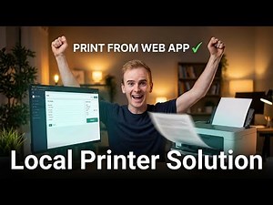 How to Print from a Web App to a Local Printer (PDF + JSON)