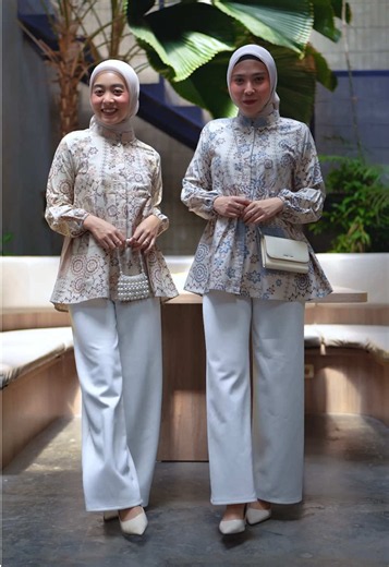 Elegant Batik Pekalongan Blouse Outfit Ideas for Work