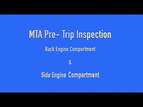 MTA Bus Pre-Trip Inspection Video || Back Engine Compartment and Hydraulic Compartment 2022