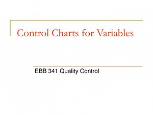 Control Charts for Variables - SlideServe