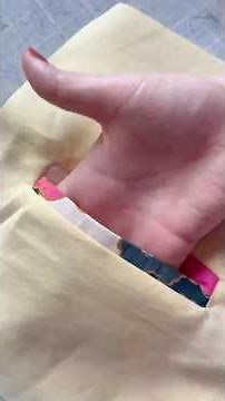 The easiest way to sew a double welt pocket #pocket #sewingtips #sewpocket #шитьемоехобби