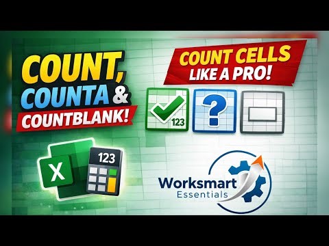 Excel Counting Errors? Fix Them with COUNT, COUNTA & COUNTBLANK