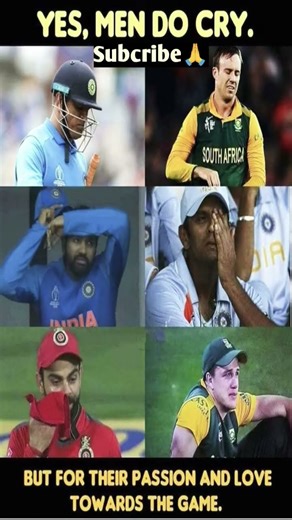 Tears of Champions 😢🏏