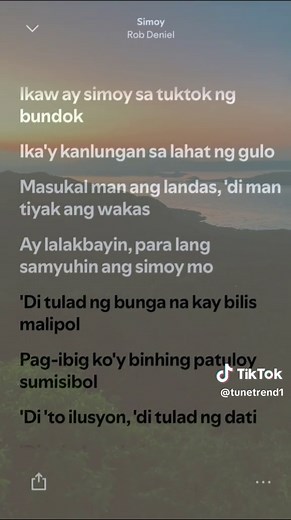 Simoy by Rob Deniel Full Lyrics