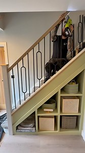 14K views · 3.2K reactions | Trust the process ✔️ A quick little video of this 3 storey staircase transformation we have just completed  Sound on  #lcgjoinery #joiner #design #build #construction #renovate #tranformation #stairs #spindles #oak #asmr #worksop | LCG Joinery | Facebook