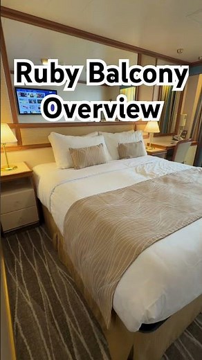 Ruby Princess Balcony Cabin A223 Overview 🚢