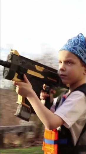 Nerf War Ambush: Dad's About To Get Blasted! #shorts