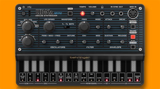 Behringer UB-Xa MINI Synth Gets Custom Patch Editor
