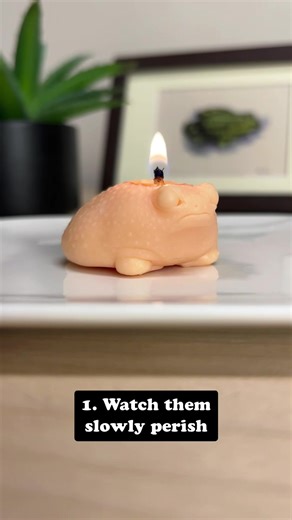 Rain Frog Tea Lights for Holiday Decor