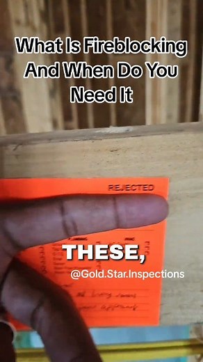 215K views · 7.7K reactions | What Is Fireblocking And When Do You Need It #thataintright #newconstruction #homeinspection | Gold.Star.Inspections | Facebook