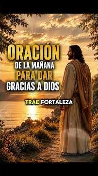 oración de la mañana para dar gracias a Dios, comienza el día con fe y gratitud #Oracióndelamañana