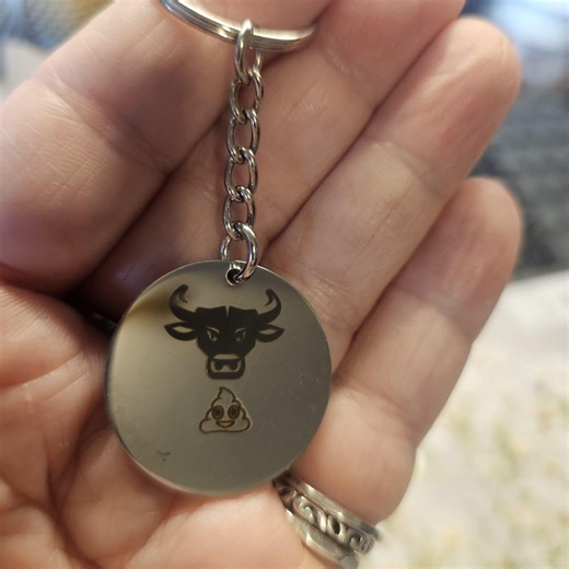 Stainless Steel Funny Keychains, Great for Dad or Anyone - Etsy