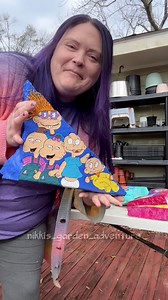47K views · 1K reactions | Rugrats  their theme song is stuck in my head now loved this cartoon growing up too! #Rugrats #gardendecor #brickart | Nikki Adams | Facebook