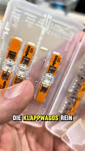 Junction box for folding Wago connectors 🧑🏼‍🔧⚡ #elektrodaniels #wiska #electrician #cable #wire #...