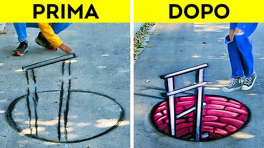 24K views · 95 reactions | Come disegnare illusioni ottiche || tutorial di disegno | 5 Minuti Creativi Giochi | Facebook