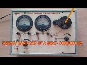 To determine the forbidden energy band gap of a semi-conductor diode.