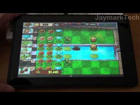 Amazon Kindle Fire Gaming - More Plants Vs Zombies!