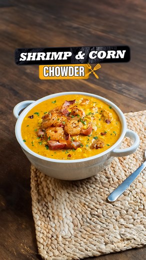26K views · 589 reactions | How To Make A Delicious Shrimp And Corn Chowder! #food #cooking #delicious | Smokin' and Grillin' with AB | Facebook