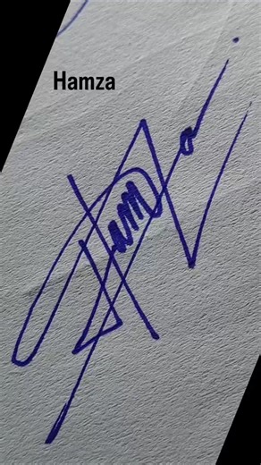 Make Your Hamza Sign ✍️ | Stylish & Easy #design #art #calligraphy #signature #handwriting #trending