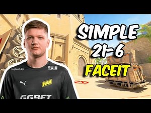 CS2 POV | s1mple (21/6) vs FACEIT Ranked (Mirage) Sep 18, 2024