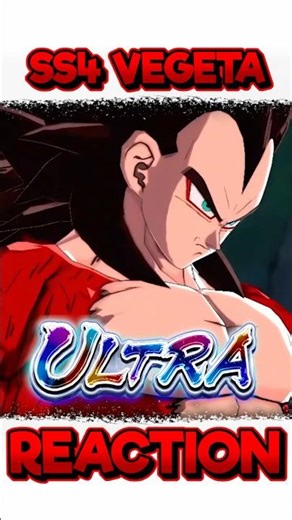 NEW Ultra SS4 Vegeta REACTION