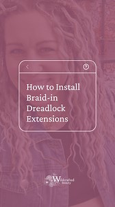 Transform your look with ease! Here's how to install braid-in #DreadlockExtensions 😍💇‍♀️ #dreadlocks #shortdreads #hairstyle #hairstyletutorial | Wildcrafted Beauty