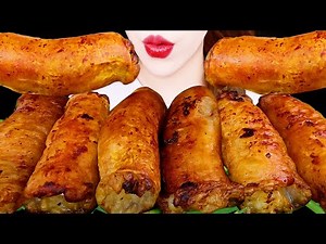 ASMR BEEF LARGE INTESTINES *CRUNCHY DEACHANG EATING SOUNDS MUKBANG 바삭촉촉한 대창 먹방 咀嚼音