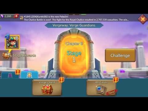Lords Mobile Vergeway Chapter 8 stage 1