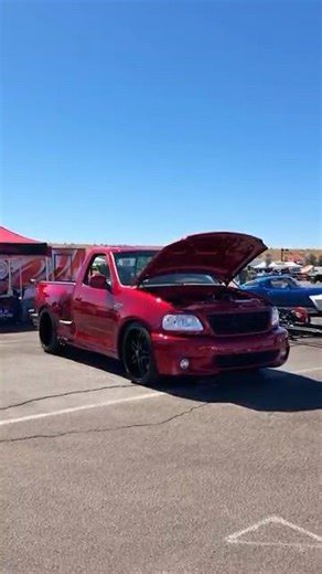 This 7.3L Godzilla with a ProCharger sounds like a JET! #lightning #ford #carbuild