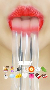 420K views · 8.3K reactions | Clear asmr emoji food for relaxing sleep eating sound #asmr #food #mukbang | Suny Asmr | Facebook