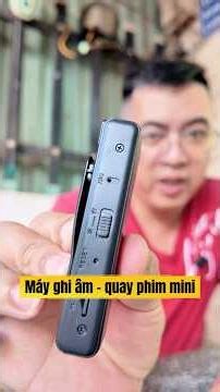 Máy ghi âm - quay phim cuộc họp nhỏ gọn #duynguyenaff #mayghiam #mayquayphim